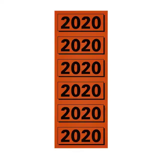 RUGETIKET ELBA 2020 57X25MM ROOD 120