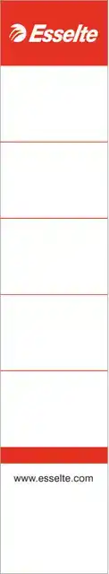 RUGETIKET ESSELTE 30X158MM INSTEEK WIT