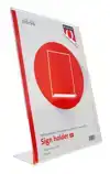 KAARTHOUDER QUANTORE A4 L STAAND