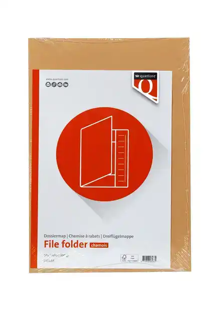DOSSIERMAP QUANTORE FO 300GR CHAMOIS