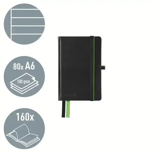 NOTITIEBOEK LEITZ COMPLETE HARDCOVER A6