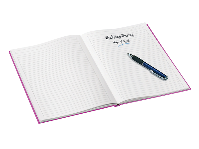NOTITIEBOEK LEITZ WOW A4 160BLZ 90GR