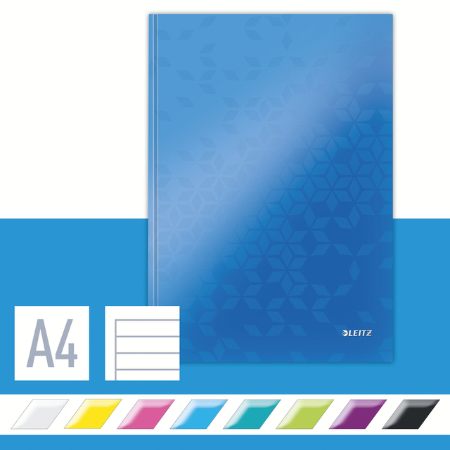 NOTITIEBOEK LEITZ WOW A5 160BLZ 90GR