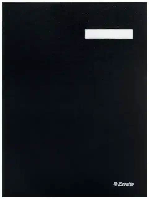 VLOEIBOEK ESSELTE KARTON 20TABS ZWART