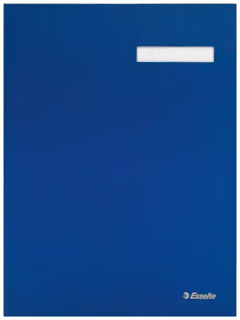 VLOEIBOEK ESSELTE KARTON 20TABS BLAUW