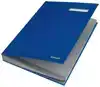 VLOEIBOEK ESSELTE KARTON 20TABS BLAUW