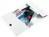ELASTOMAP LEITZ WOW A4 3 KLEP PP WIT