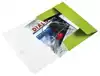 ELASTOMAP LEITZ WOW A4 3 KLEP PP GROEN