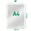 SHOWTAS LEITZ STANDAARD 4-GAATS PVC A4