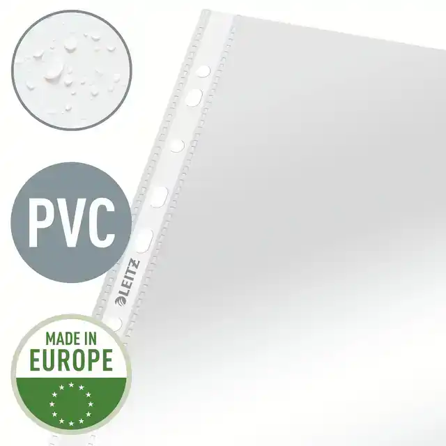 SHOWTAS LEITZ STANDAARD 4-GAATS PVC A4
