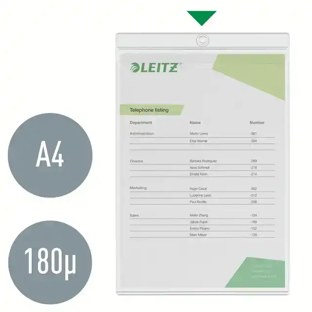 U-MAP MET OPHANGOOG LEITZ PREMIUM PVC