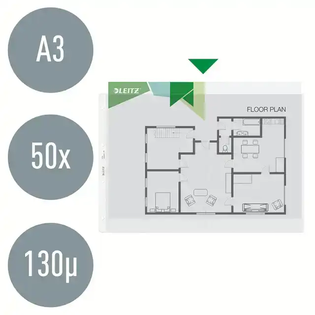 SHOWTAS LEITZ PREMIUM PP A3 LANDSCAPE