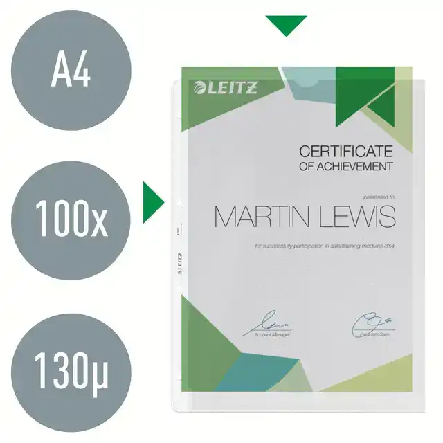 SHOWTAS LEITZ PREMIUM UITSNEDE PP A4