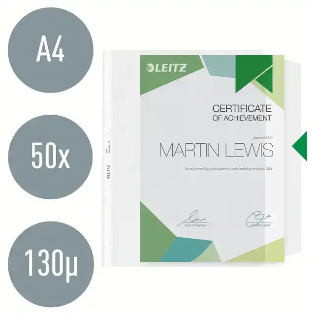 SHOWTAS LEITZ PREMIUM MET KLEP PP A4