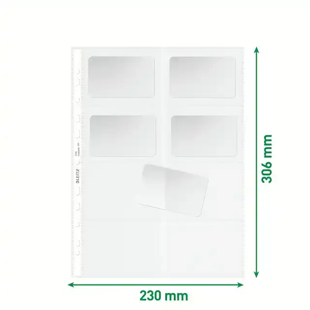 SHOWTAS LEITZ PREMIUM VISITEKRT PP A4