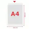 SHOWTAS ESSELTE 0.08MM 21-GAATS A4 MAT