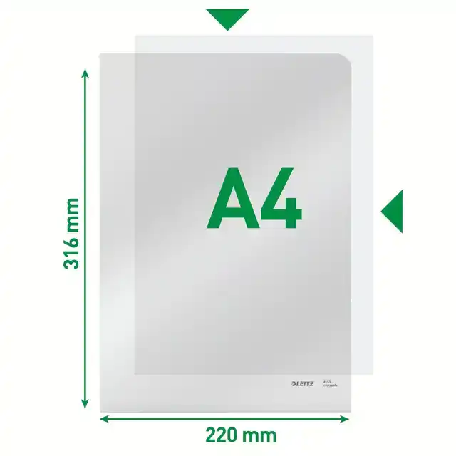 L-MAP LEITZ PREMIUM COPY SAFE PVC A4