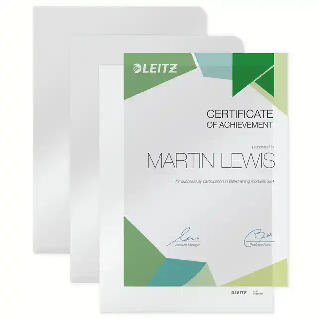 L-MAP LEITZ PREMIUM COPY SAFE PVC A4