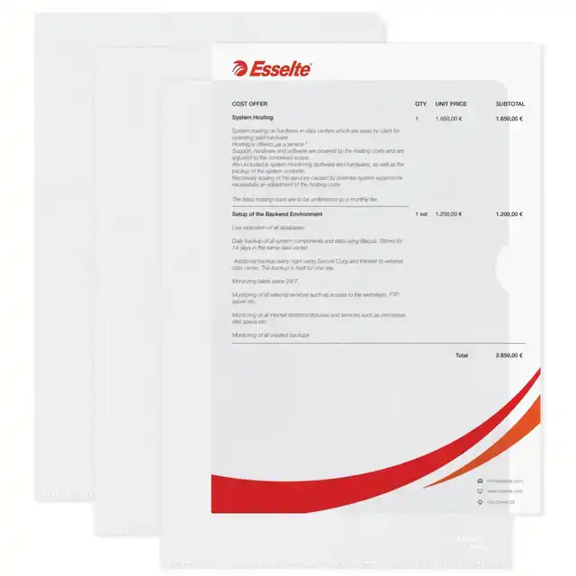 L-MAP ESSELTE STANDAARD COPY SAFE PP A4