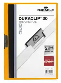 KLEMMAP DURABLE DURACLIP A4 3MM 30V