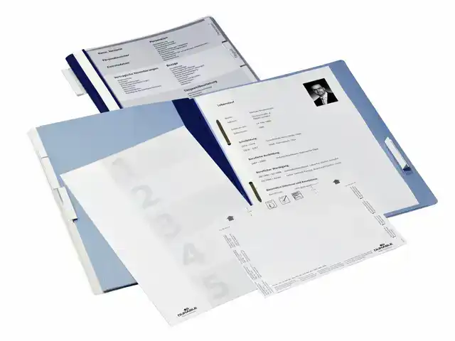 PERSONEELSMAP DURABLE 5 VAKKEN HANGRAIL