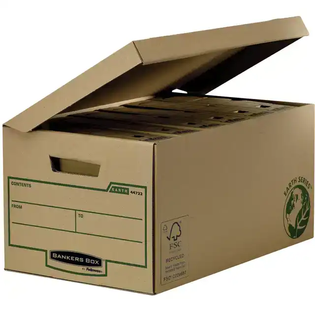 OPBERGDOOS BANKERS BOX EARTH FLIP TOP