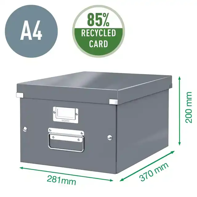 OPBERGDOOS LEITZ WOW CLICK STORE MIDDEL