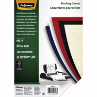 VOORBLAD FELLOWES A4 LEDERLOOK ROYAL