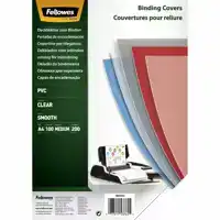 VOORBLAD FELLOWES A4 PVC 200MICRON