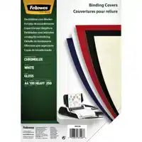 VOORBLAD FELLOWES A4 CHROMOLUX 250GR