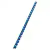 BINDRUG GBC 10MM 21RINGS A4 BLAUW