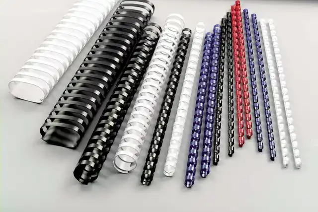 BINDRUG GBC 10MM 21RINGS A4 BLAUW