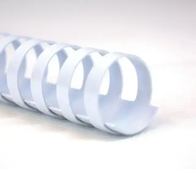 BINDRUG GBC 22MM 21RINGS A4 WIT