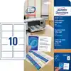 VISITEKAART AVERY C32010-25 85X54MM