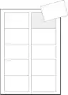 VISITEKAART SIGEL 85X55MM BLANCO 190GR
