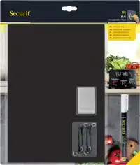 KRIJTBORD SECURIT A4 TAGS 5 STUKS