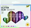 GLITTERLIJM FOLIA 9.5ML 10 KLEUREN