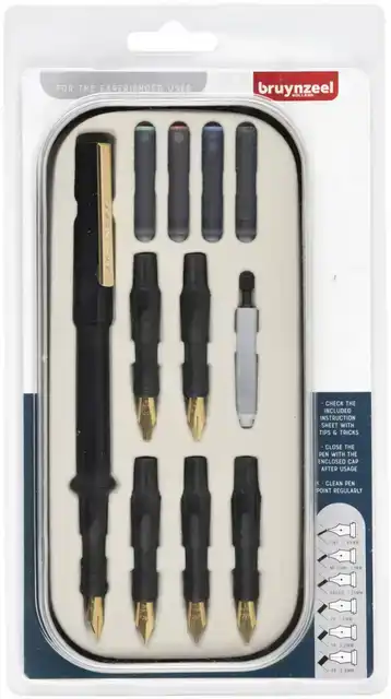 KALLIGRAFIEPEN BRUYNZEEL LUXE SET 14ST