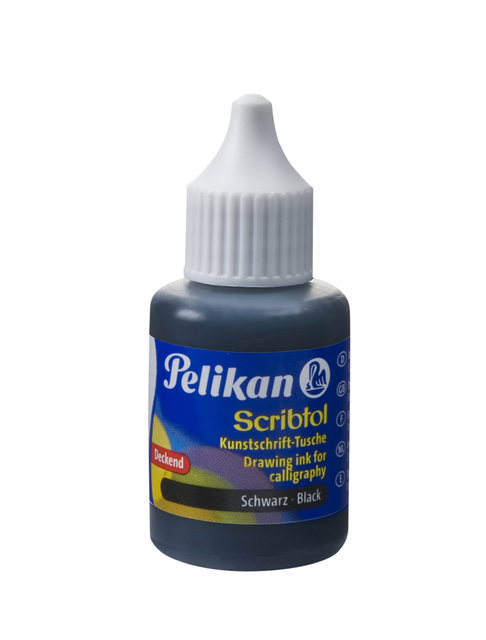 OOSTINDISCHE INKT PELIKAN 30ML ZWART