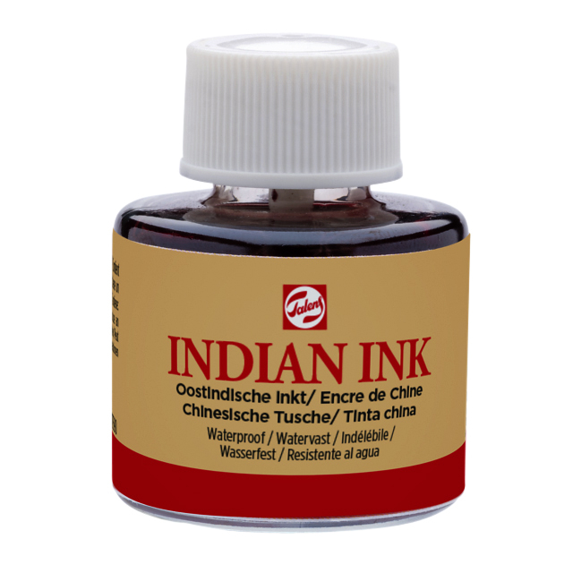 OOST INDISCHE INKT TALENS 11ML ZWART