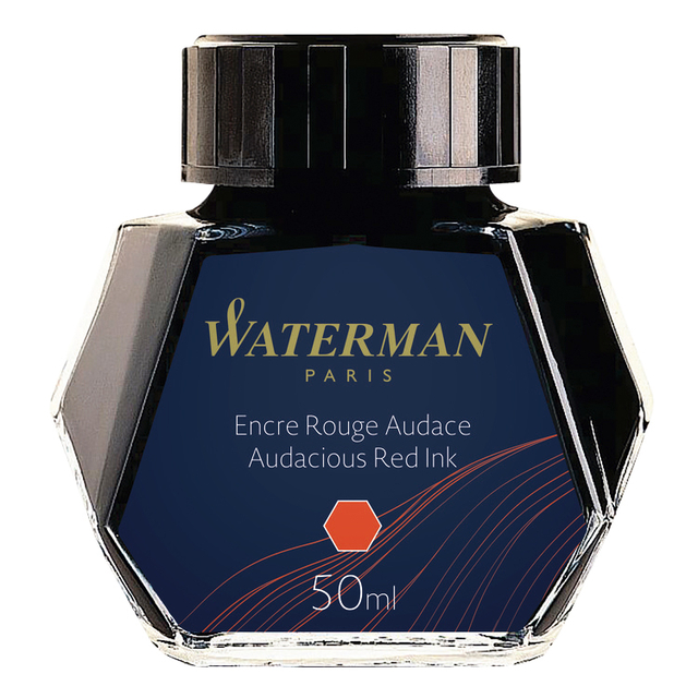 VULPENINKT WATERMAN 50ML STANDAARD ROOD