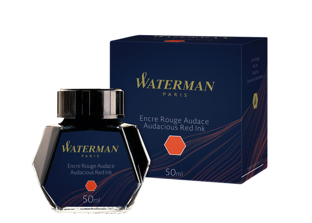 VULPENINKT WATERMAN 50ML STANDAARD ROOD