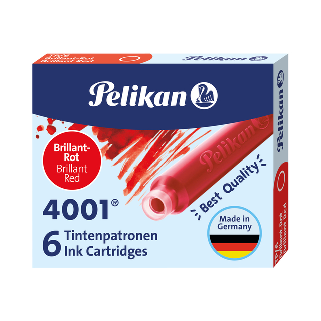 INKTPATROON PELIKAN ROOD