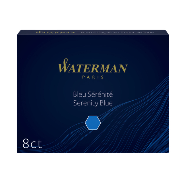 INKTPATROON WATERMAN NR23 LANG BLAUW