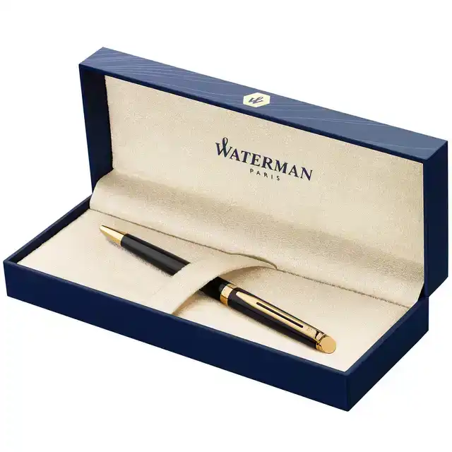 BALPEN WATERMAN HEMISP GT M LAK ZWART