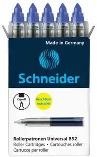 ROLLERPENVULLING SCHNEIDER 852 M BLAUW