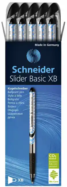 ROLLERPEN SCHNEIDER SLIDER XB ZWART