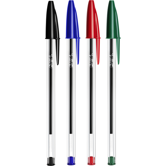 BALPEN BIC CRISTAL M BLAUW