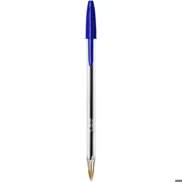 BALPEN BIC CRISTAL M 10ST BLAUW
