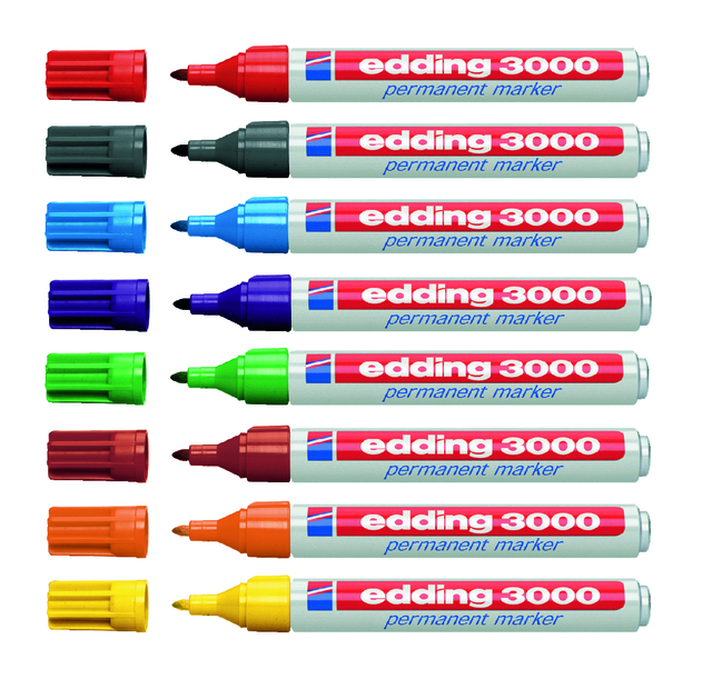 VILTSTIFT EDDING 3000 ROND 1.5-3MM GEEL
